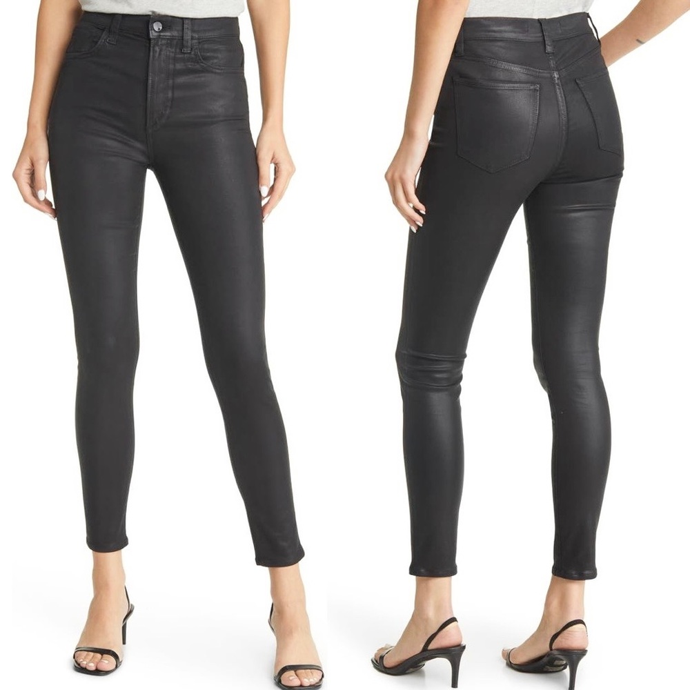 New Joe's Coated Denim High Rise Ankle Skinny Jeans The Charlie Size 31